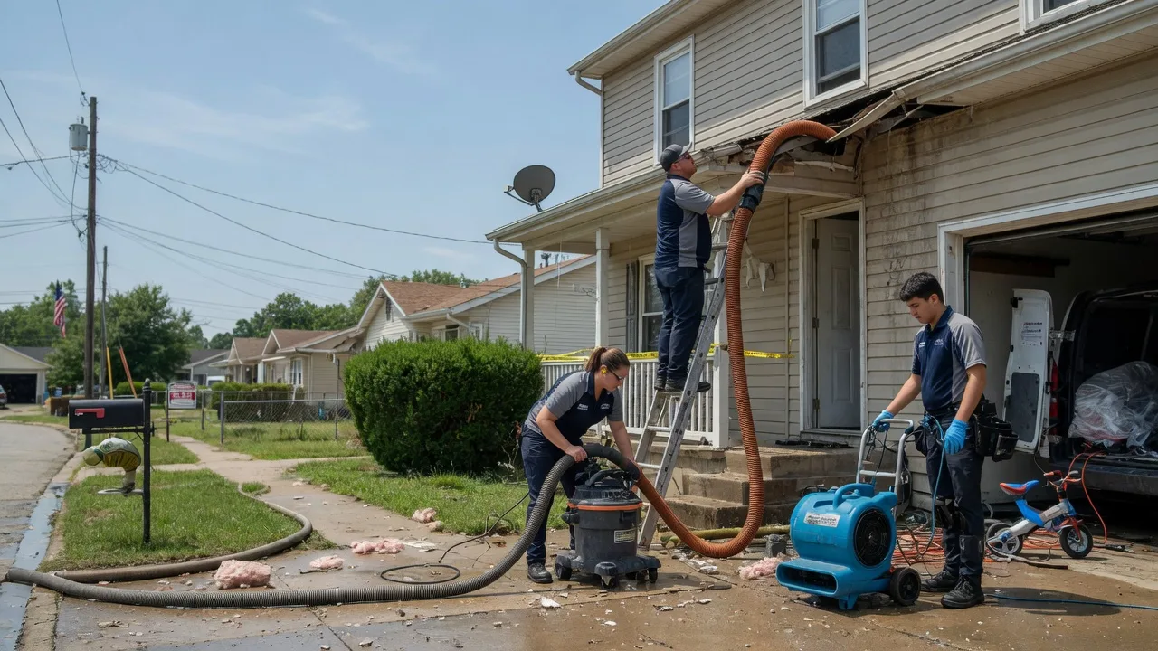 Water Damage Restoration in Le Roy, IL near me